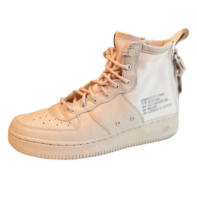 Nike SF Air Force 1 Shoes Womens Size 7 Sneakers Pink Leather High Top Shoes - Image 1 of 4