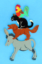 Vintage Mertens Kunst 1040 Fairy-tale mural