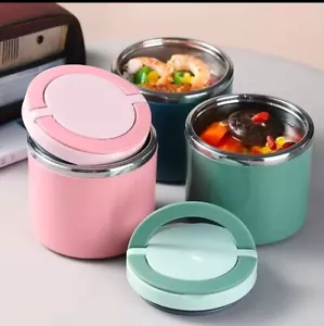 Lunch Box Stainless Steel Insulated Soup Container Thermal Food Jar 630ml - Picture 1 of 8