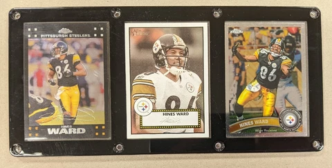 HINES WARD 3 CARD PLAQUE PITTSBURGH STEELERS Cover