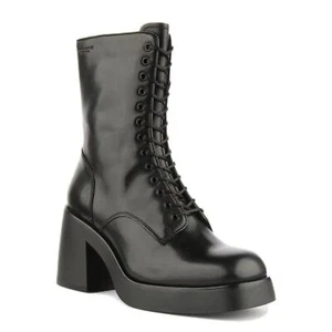 Vagabond Shoemakers Brooke Leather Lace-Up Bootie SZ 10/10.5 (41) - Picture 1 of 8