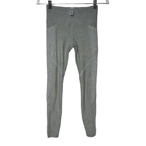 Ivivva By Lululemon Girls Size 12 Gray Mesh Crop Active workout Leggings - Picture 1 of 8