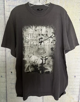 Vintage 1990’s Sz XL Smashing Pumpkins Adore Goat Artwork World Tour T Shirt - Image 1 of 4