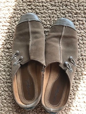 NATURALIZER'S NATURALSOUL BROWN LEATHER MULES - Size 8.5 M - Image 1 of 4