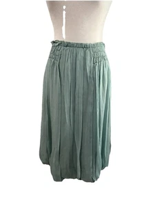 M A G Magaschoni Seidenrock Gummibund weich grün Gr. 2 - Bild 1 von 10