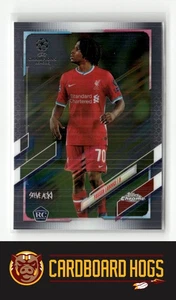 2020-21 Topps Chrome Aoki X Neon Future #91 Yasser Larouci Liverpool RC Rookie - Foto 1 di 2