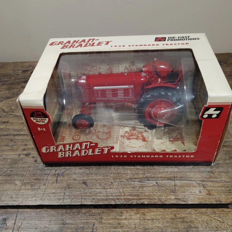 Graham Bradley Diecast Tractor 1938 Standard Die-Cast Promotions Box Toy Red - Image 1 of 4