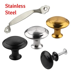 Door Knobs Cabinet Handles Cupboard Drawer Kitchen Stainless Mushroom Handle - Picture 1 of 26