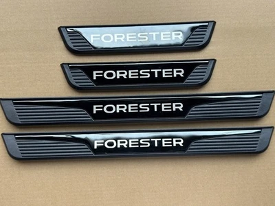 For Subaru Forester Accessories Door Scuff Sill Cover Plate Protector Sticker 4X - image 1 of 4