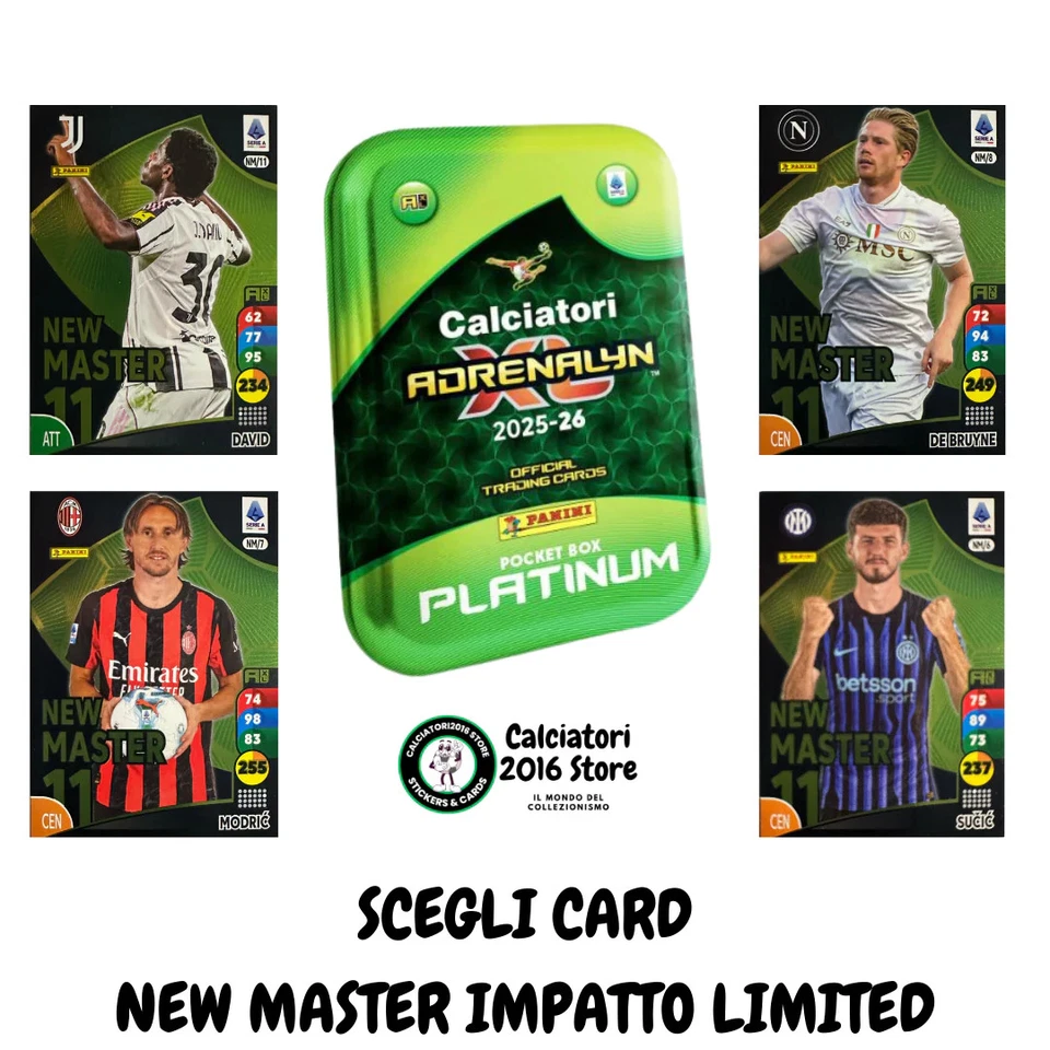 Calciatori Adrenalyn XL 2025-26 - Card a scelta Impatto Limited New Master - Immagine 1 di 1