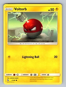 Voltorb 21/68 Common Hidden Fates LP - NM Pokemon TCG - Picture 1 of 2