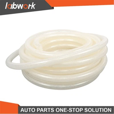 Labwork Clear Braided Hose 3/4" ID x 1" OD 50ft, High Pressure Flexible PVC - Image 1 of 4