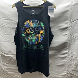 Camiseta sin mangas Nike Sportswear Air-phoria para hombre M negra - Imagen 1 de 5