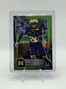 Bowman University Chrome 2025 - Jyaire Hill #83 refractor verde lima/275 (RC) - Imagen 1 de 2