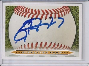 Geoff Blum handsignierte Signaturkarte - Astros/Expos - Bild 1 von 2