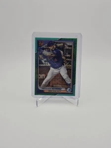 2024 Bowman - Francisco Álvarez #75 cromo Aqua Mojo refractor/125 - Imagen 1 de 2