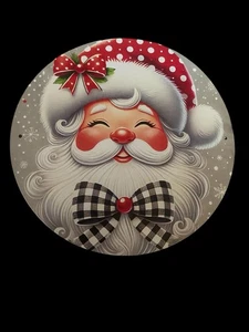 Tin Sign Santa Claus Christmas Holiday  Wall Hanging Decor Gift - Picture 1 of 1