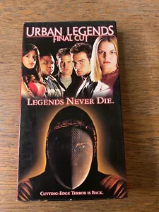 Urban Legends Final Cut VHS VCR Video Tape Movie Jennifer Morrison Used Horror - Picture 1 of 3