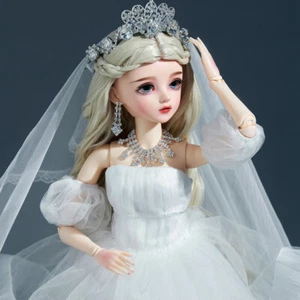 1/3 BJD Doll 24 inch Fashion Doll Movebale Joints Female Body with Pretty Dress - Picture 1 of 7