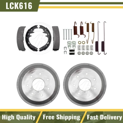 Tambores de freno traseros y zapatas de freno kit de resorte de hardware para Ford F-150Raybestos 2001 Foto 1 de 4