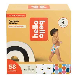 Hello Bello Premium Baby Windeln, Kleinkindgröße 4, 58 Stück - Bild 1 von 5