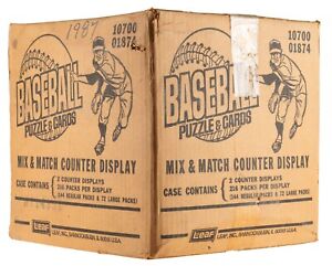 1987 Donruss Baseball Display Case. Maddux, Bo Jackson, Bonds, McGwire.. Sealed