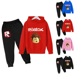 Kinder Roblox Trainingsanzug Jungen Mädchen Kapuzenpullover Hoodie Jogginghose - Bild 1 von 13