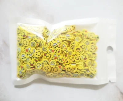 Emoji Clay Slices Smiley Face Expressions, 15 grams Jewelry Nails Crafts Decor Foto 1 de 4
