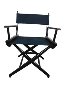 NOS New w Box Telescope Folding Director's Chair Hollywood Movie Black - Picture 1 of 14