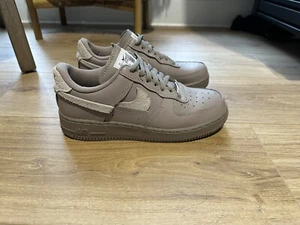 Nike Air Force 1 Trainers Malt Pink/Purple Size 6 - Picture 1 of 6
