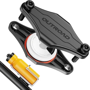Waterproof Bike Mount for Airtag, Hidden under Bottle Cage | M5 Black Security S - Picture 1 of 6