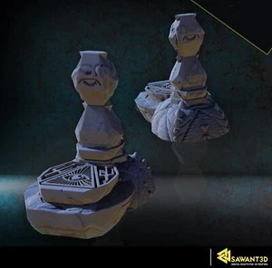Impreso en 3D SAWANT3D Altar de Neptuno 28 32 mm Ragnarok d&d - Imagen 1 de 3