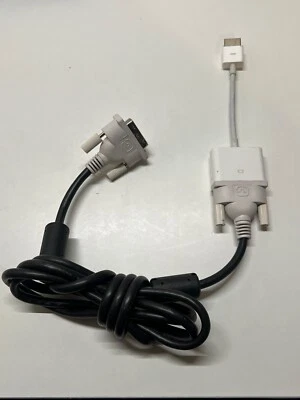 GENUINE Apple Male HDMI to Female DVI Adapter MJVU2AM/A + DVI Cable COMBO - Image 1 of 4