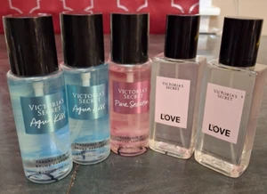 Lot of 5 Victoria Secret Fragrance Mist Body Spray Love Aqua Kiss Pure Seduction - Picture 1 of 6