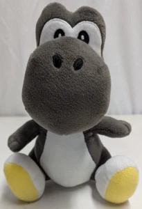Nintendo Super Mario Black Yoshi 8” Plush Sanei All Star Collection 2018 - Picture 1 of 7
