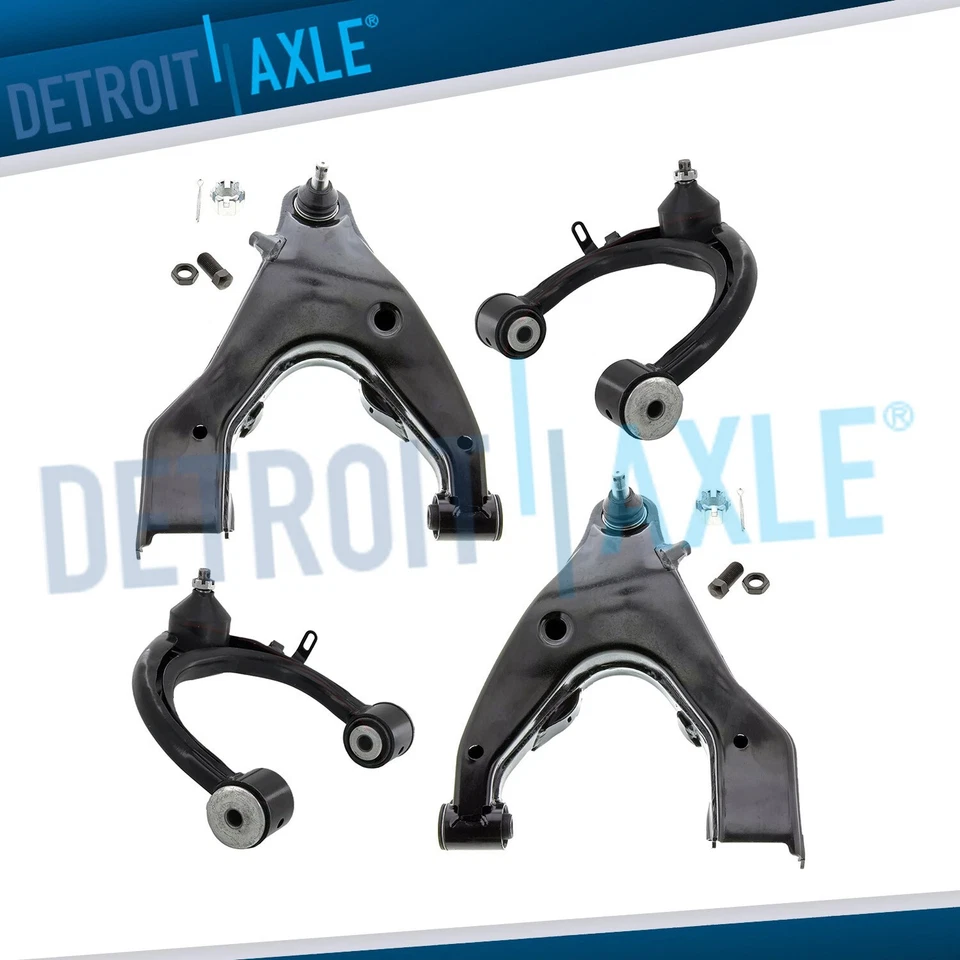 Brazos de control inferiores superiores delanteros con rótulas para 1998-2007 LX470 Land Cruiser Foto 1 de 4