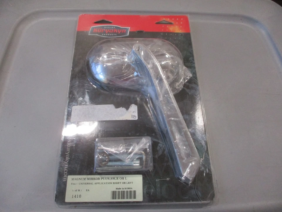 Espejo Kuryakyn Magnum Plus derecho o izquierdo ajuste universal 1410 NOS Foto 1 de 2