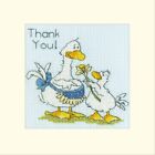 Thank You! Cross Stitch Card Kit Bothy Threads