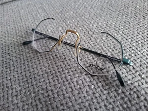 JF Rey Eyeglasses Frame Model JF2958 Color 2050 Green Gold 47-26 - Picture 1 of 6