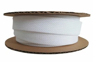 Geflechtschlauch 16-32mm weiss, Spule à 25m - Bild 1 von 1