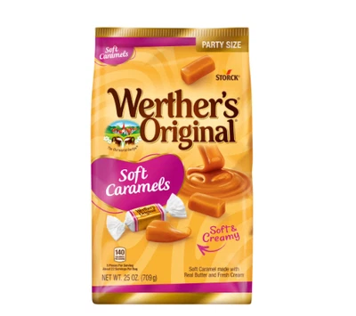 Doces de caramelo macio originais Werther's, 25 oz - Imagem 1 de 4
