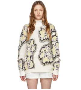 3.1 Phillip Lim mehrfarbiger abstrakter Wollpullover Gänseblümchen Größe Medium - Bild 1 von 15
