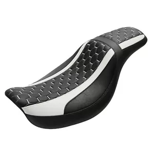 Driver Passenger Pillion Seat Fit For Harley Dyna Fat Bob Low Rider 06-17 - Picture 1 of 10