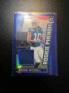 2024 Donruss Optic Adonai Mitchell #RPB-AML Rookie Phenom Patch Patriots RC - Bild 1 von 2