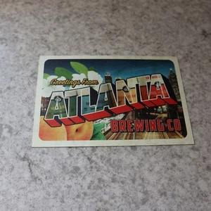Postcard: Large Letter Multi-View Greetings from ~ Atlanta, Georgia BREWING, CO. - Picture 1 of 4