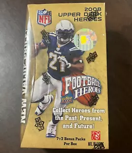 Upper Deck Football Heroes Blaster Box 2008 sigillato in fabbrica - Foto 1 di 5