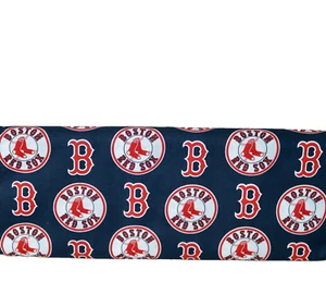 Boston Red Sox ~ Logo Pattern MLB Cotton Fabric 1/4 Yard 9” X 56” - Picture 1 of 23