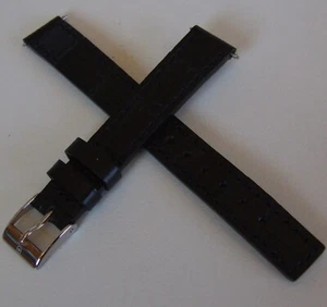 RARE  BrandNEW SWISS ARMY Black Crocodile BAND/STRAP For VIVANTE Rectangle Watch - Picture 1 of 6