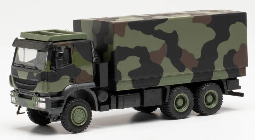 HERPA - Portapacchi IVECO Trakker 6x6 con telo mimetico - 1/87 - HER746786 - Immagine 1 di 1
