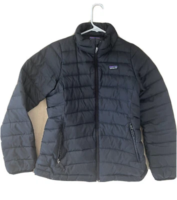 Kids girls black Patagonia puffer jacket size large - Image 1 of 4